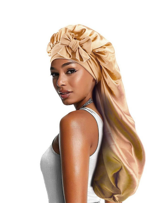 Long bonnet in Tan